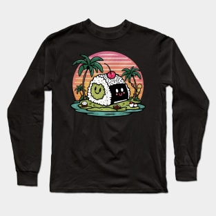 Greate musubi on island - retro vibes Long Sleeve T-Shirt